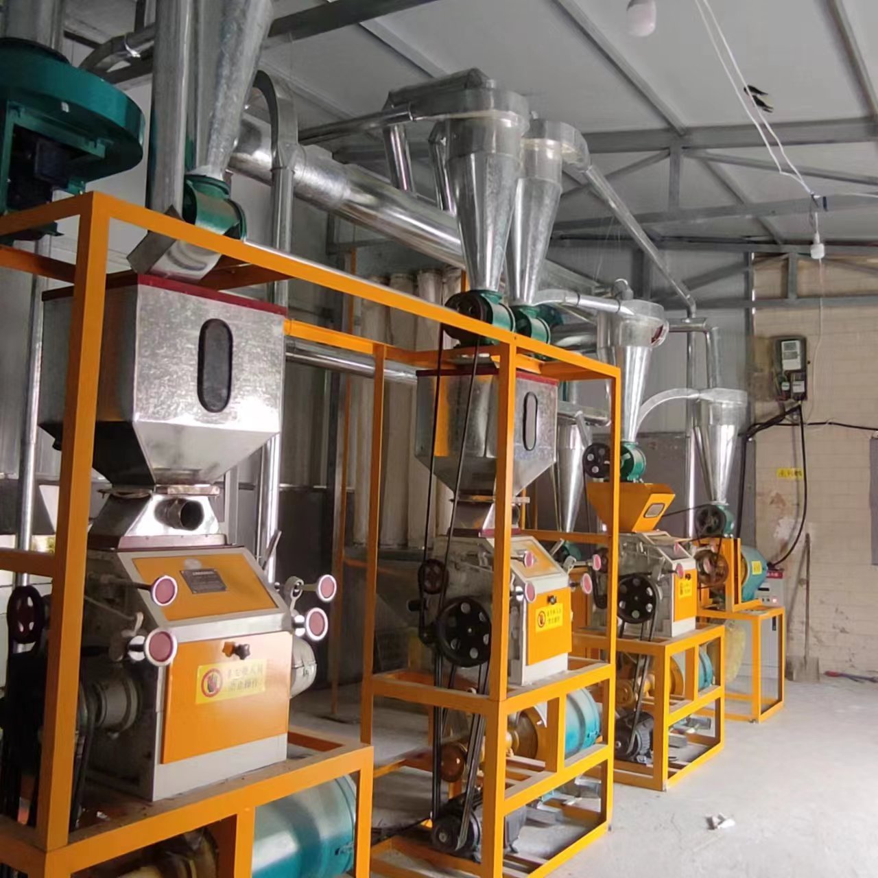 日產10噸蕎麥脫殼制粉成套機組