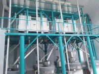 SM100×6+2×12T小麥石磨平篩制粉成套機組