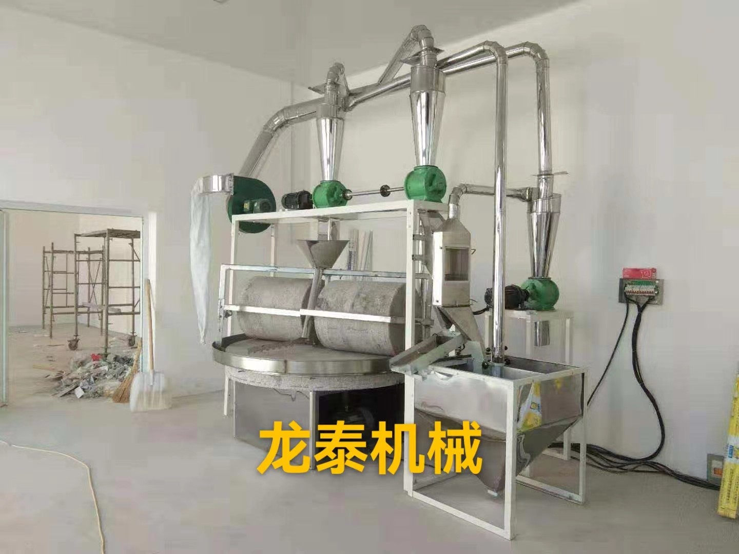 SN160×1石碾碾米成套機組