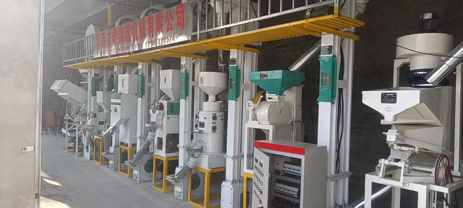 山西定襄日產(chǎn)10噸小黃米碾米機(jī)組